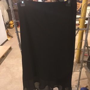 Black skirt